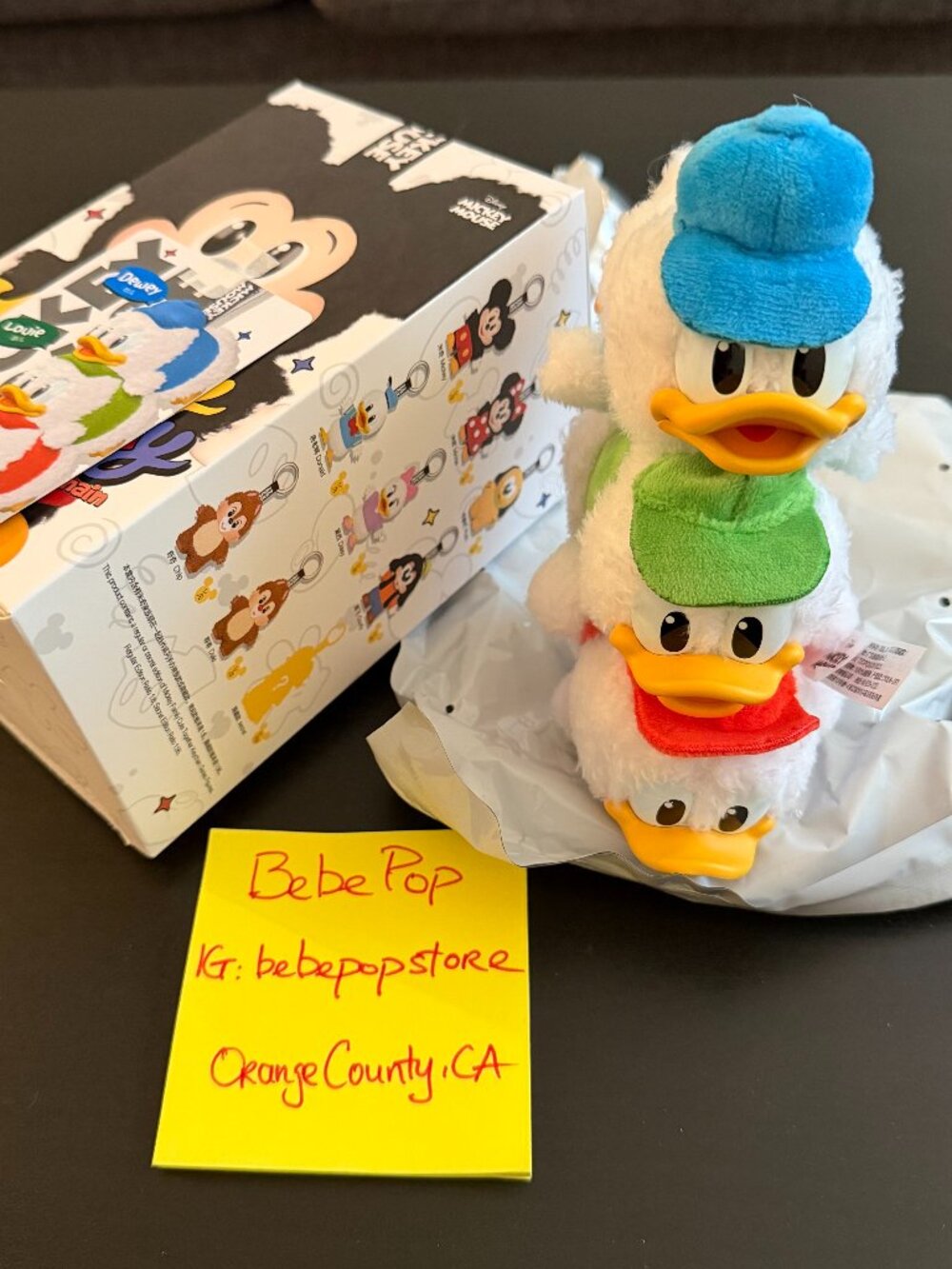 Hewey, Dewey, Louie | Mickey Family Cute Together Keychain Series Figures